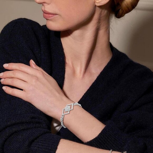 Gold Jewelry Sets for Women 18K Gold/Silver Filled Jewelry Necklace Set Wedding - Picture 6 of 9